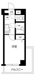 菱和パレス高輪台 1Kの間取図画像