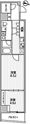 ウィーヴベース板橋本町 2Kの間取図画像