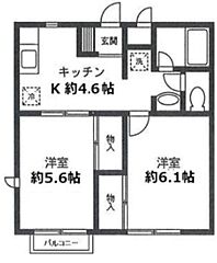 物件の間取り