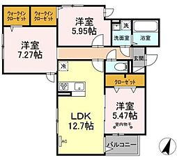 セレスティア瑞江1 3LDKの間取図画像