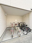 屋根付き駐輪場が嬉しいです♪♪