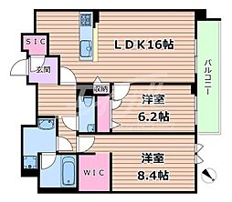シャーメゾン エフ オーキッド 大阪城 5階/-