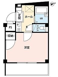 ホワイトヒルズ 1Kの間取図画像