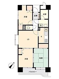 ダイアパレス泉崎 3LDKの間取図画像