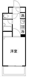 エスコート西荻窪 1Kの間取図画像