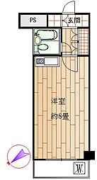 モナークマンション池袋 ワンルームの間取図画像