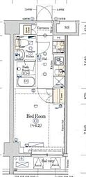 SHOKEN Residence川崎大師 1Kの間取図画像