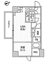 ALTERNA大塚 3階1LDKの間取り