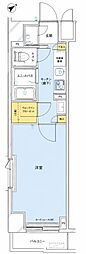 ルーブル南馬込参番館 1Kの間取図画像
