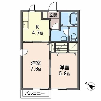 シャーメゾン・ストリームA_間取り_0