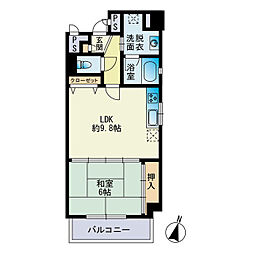 S.Y祇園ビル 1LDKの間取図画像