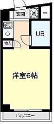 Sビルコーポ ワンルームの間取図画像