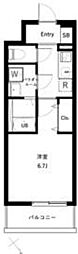 アーバンパーク北浦和 1Kの間取図画像