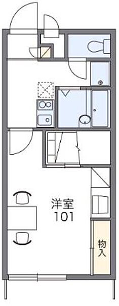 レオパレスコンフォール屋島 202｜香川県高松市屋島中町(賃貸アパート1K・2階・23.18㎡)の写真 その2