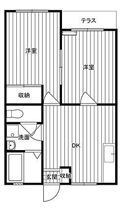 サニーハイツ_間取り_0