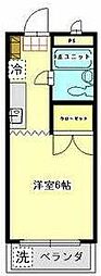ジュネス新百合B 1Kの間取図画像