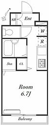 FriendsMall ワンルームの間取図画像