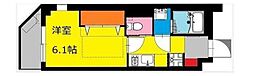 b'CASALazoSaiwai 1Kの間取図画像