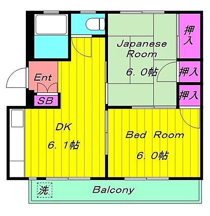 月見台マンション_間取り_0