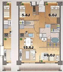 物件の間取り