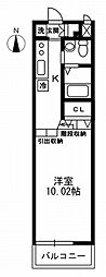 RESIDIA上野御徒町 ワンルームの間取図画像