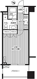 グランハイツ代々木 1Kの間取図画像