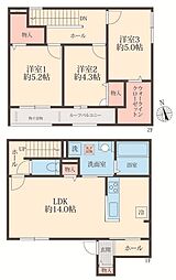 BLOOM COURT 3LDKの間取図画像