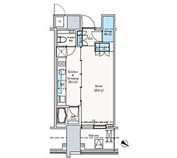 ＴＨＥ　ＲＯＰＰＯＮＧＩ　ＴＯＫＹＯ　ＳＵＰＥＲＩＯＲ　ＲＥ 6階1Kの間取り