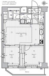 MAKESDESIGN蔵前 2LDKの間取図画像