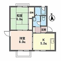 ロイヤルパレス城東　Ａ 203 ｜ 秋田県秋田市広面字樋ノ上17-1（賃貸アパート2K・2階・39.60㎡） その2