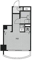スカイコート横浜駅西口 ワンルームの間取図画像