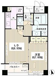 エル・セレーノ西早稲田 1LDKの間取図画像