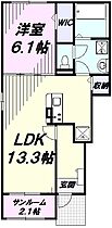 ブルーム  ｜ 東京都武蔵村山市本町２丁目（賃貸アパート1LDK・1階・50.01㎡） その2