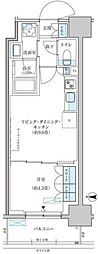 パークアクシス池袋イースト 1LDKの間取図画像