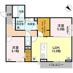 物件の間取り