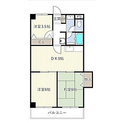 トーカド宮崎台東棟 3LDKの間取図画像