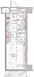 ブライズ住吉 1Kの間取図画像