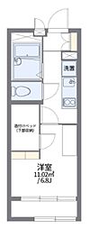 レオパレスオトーヌ 1Kの間取図画像