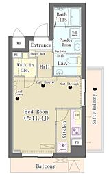 Maison de Takaya 3階1Kの間取り