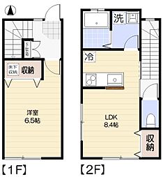 Alley新高円寺 1LDKの間取図画像