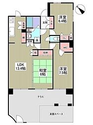 ファミリーフィールズ大宮壱番館 1階3LDKの間取り