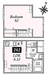 Relation青砥 1LDKの間取図画像