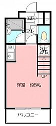 KEANUHALE ワンルームの間取図画像