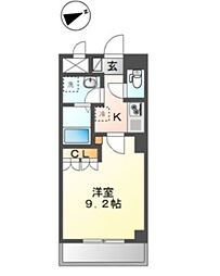 RoseGardenNKK 1Kの間取図画像