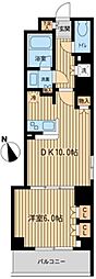 ファインアドレス新御徒町 1LDKの間取図画像