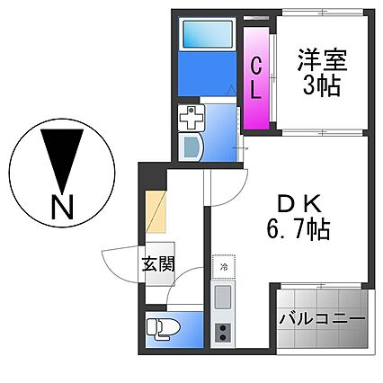 ハーモニーテラス巽西_間取り_0