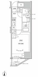 RELUXIA亀有 1Kの間取図画像