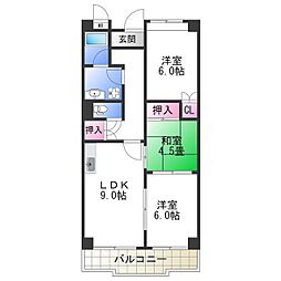 リバージュ住吉 2階