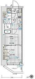 ブライズ中野哲学堂 1Kの間取図画像