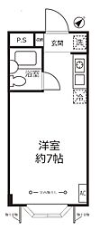 ARKHOUSEF ワンルームの間取図画像